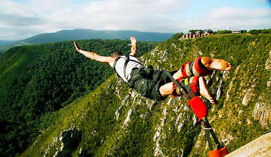 The Garden Route boasts the worlds highest bungee jump.